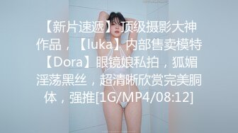 【新片速遞】 顶级摄影大神作品，【luka】内部售卖模特【Dora】眼镜娘私拍，狐媚淫荡黑丝，超清晰欣赏完美胴体，强推[1G/MP4/08:12]