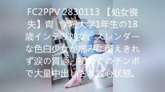 FC2PPV 2830113 【処女喪失】青◯学院大学1年生の18歳インテリ処女。スレンダーな色白少女が痛みに耐えきれず涙の貫通。初めてのチンポで大量中出しされ放心状態。