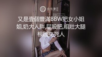 又是壹個豐滿BBW肥女小姐姐,奶大人胖,屁股肥,粗壯大腿根能夾死人